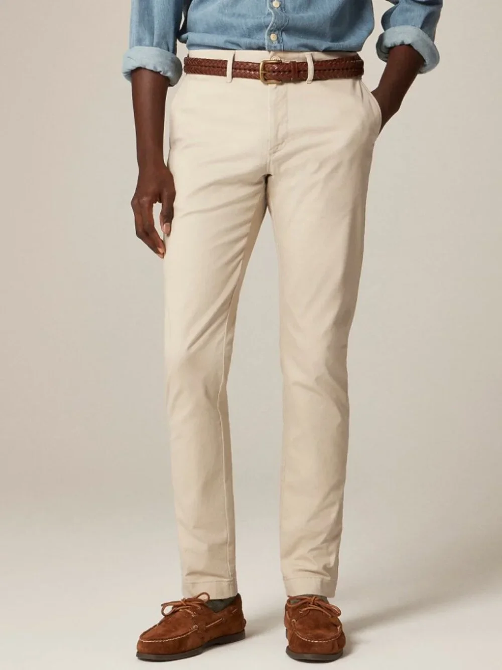 NWT J. Crew 484 Slim Fit Stretch Chino Pants Weathered Chino Neutral Work 30x32